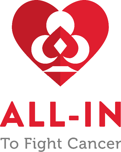 The All-In to Fight Cancer logo is displayed.